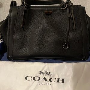 Black coach handbag